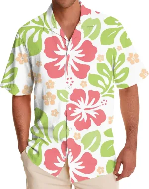 Hawaiian Shirt for Men Mens Hawaiian Tropical Shirt Short Sleeve Casual Button Down Floral Summer Vacation Beach Shirts