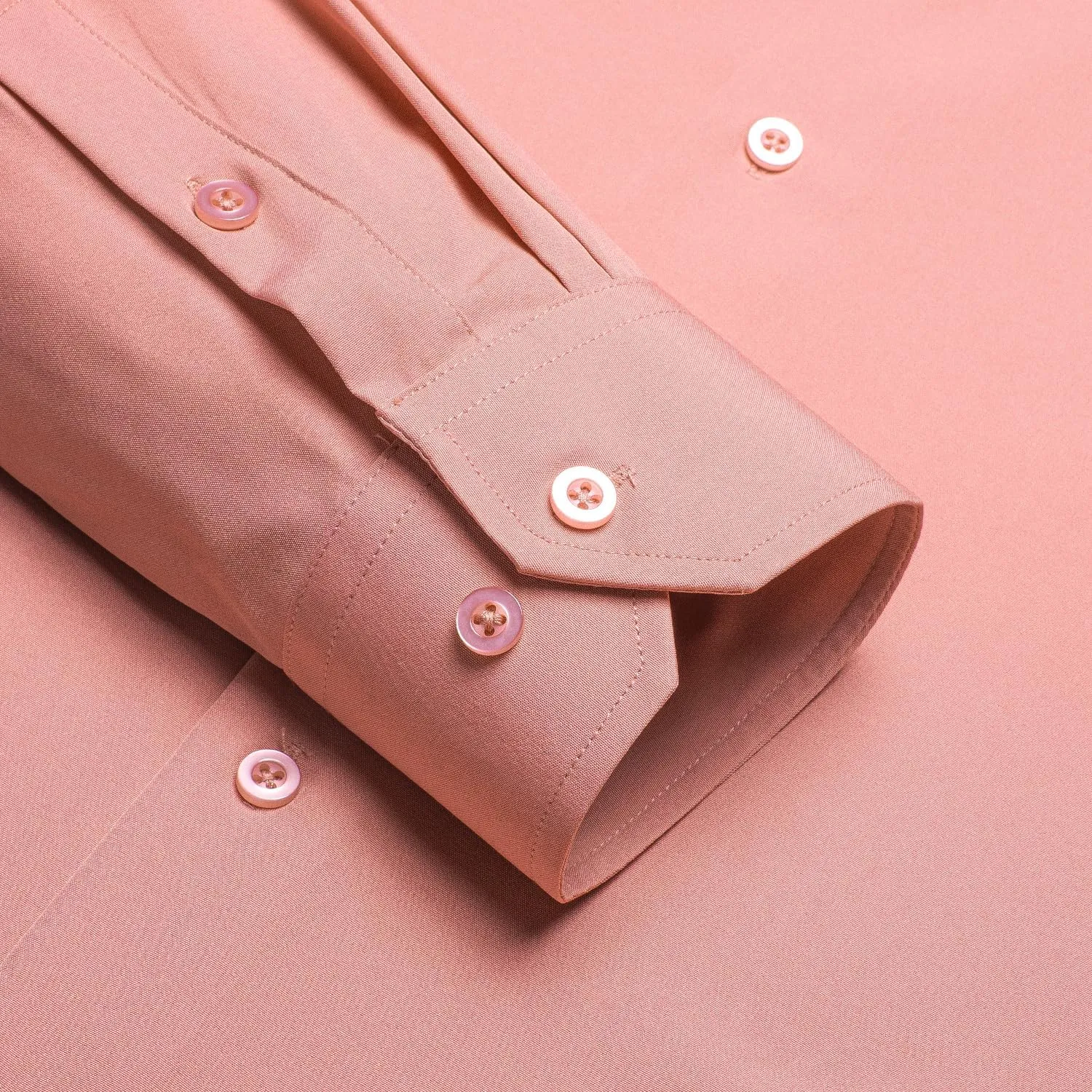 Hi-Tie Men's 4 Way Stretch Dress Shirts Long Sleeve Button Down Wrinkle Free Casual Formal Dress Shirt for Men