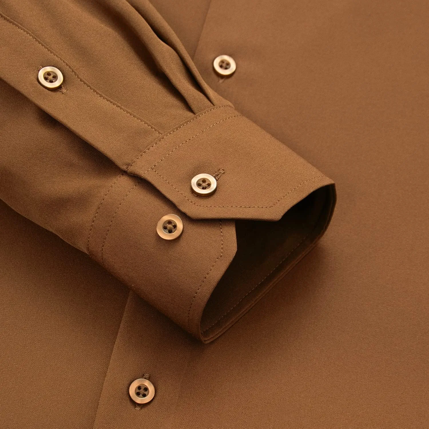 Hi-Tie Men's 4 Way Stretch Dress Shirts Long Sleeve Button Down Wrinkle Free Casual Formal Dress Shirt for Men