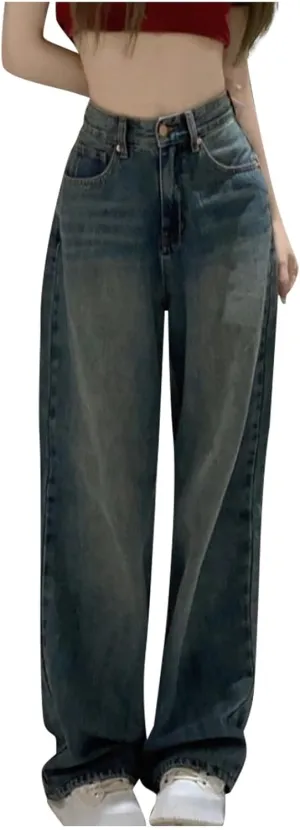 High Waisted Jeans for Women Distressed Bell Bottom Stretch Pants Plus Size Bell Bottoms Y2k 2024 Fashion Denim Pants
