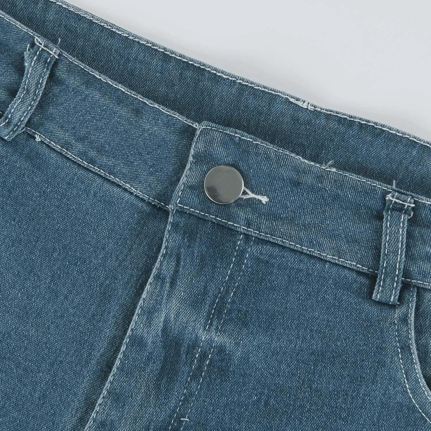 High Waisted Stretch Skinny Jeans Pant for Women High Rise Slimming Tapered Jeggings Denim Trousers Tall Work Pants