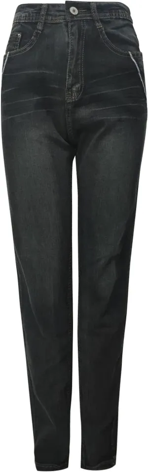 High Waisted Stretch Skinny Jeans Pant for Women High Rise Slimming Tapered Jeggings Denim Trousers Tall Work Pants