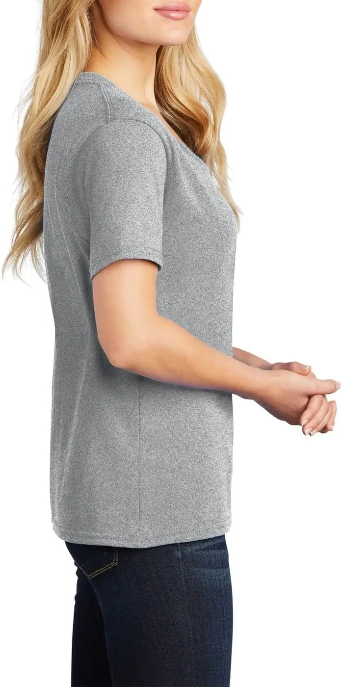 JustBlanks Womens 100% Cotton Short Slevees Regular Fit Casual Core Cotton V-Neck T-Shirt