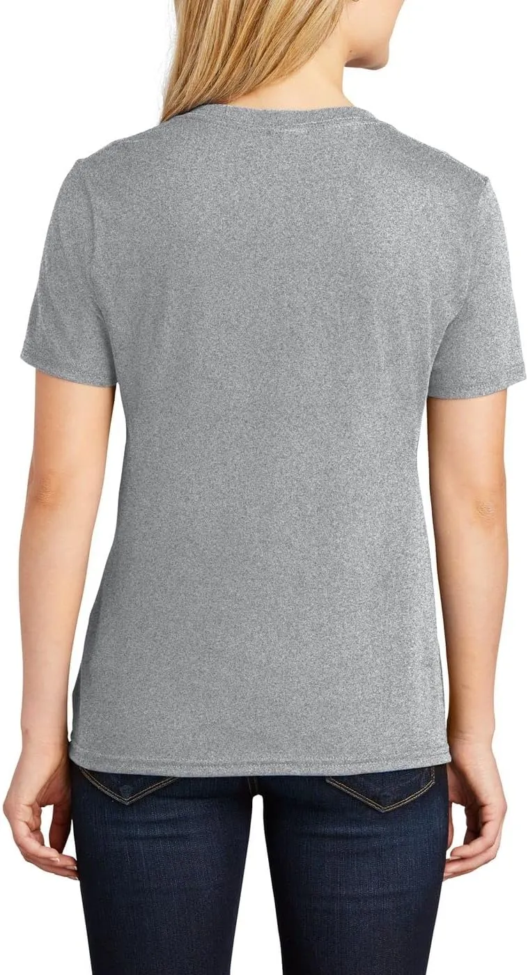 JustBlanks Womens 100% Cotton Short Slevees Regular Fit Casual Core Cotton V-Neck T-Shirt