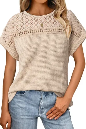 KevaMolly Womens T Shirts Solid Batwing Sleeve Cross Wrap Hem Tee Casual Tshirt Trendy Fitted Tee Tops