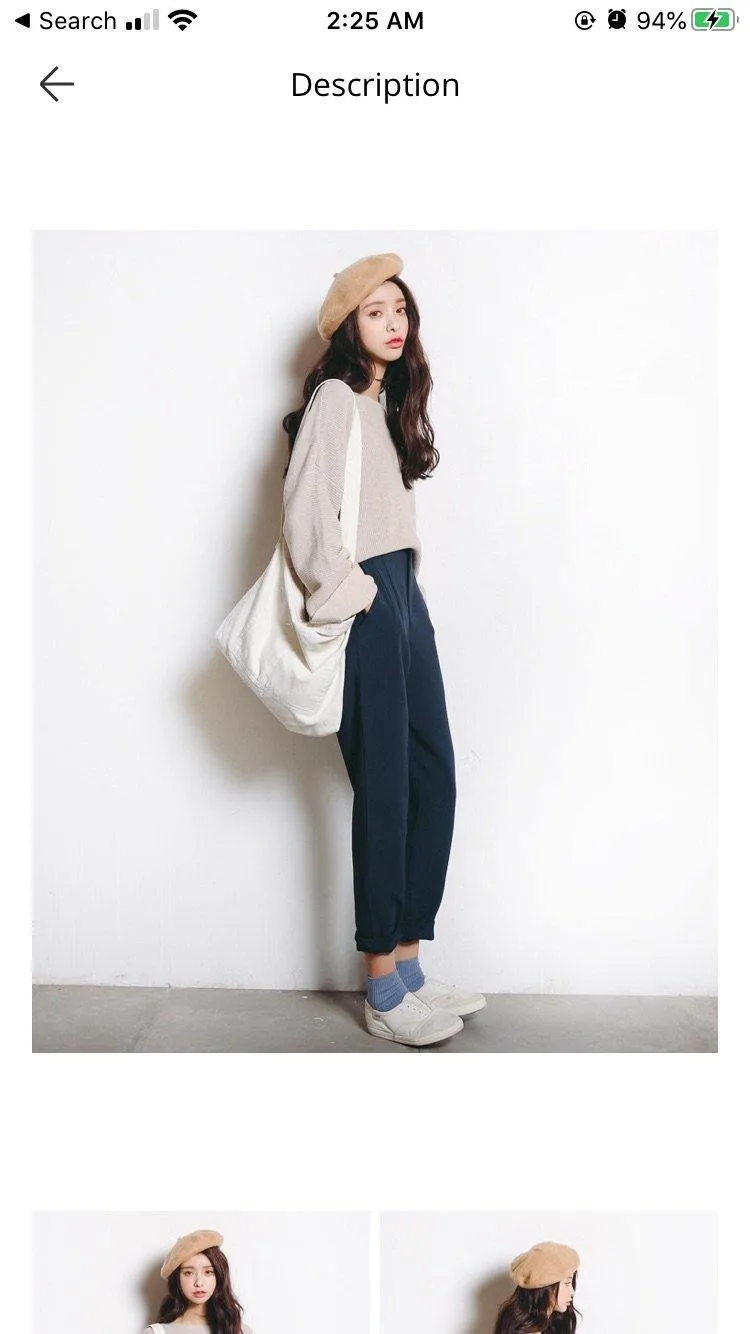 Korean Knitted pullover  Bella