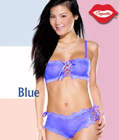 Ladies Stretch Lace Cami and Short Set -Closeout