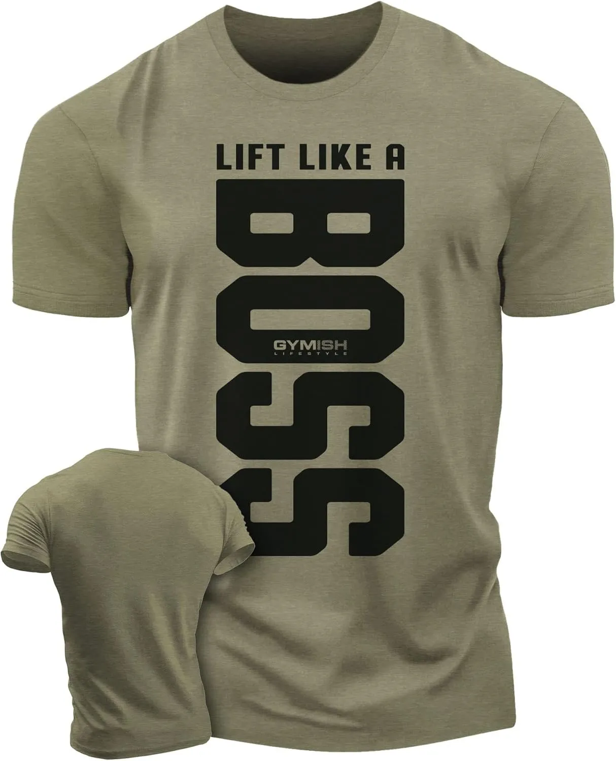 Lift Like a Boss Workout Shirts for Men, Gym Workout T-Shirt