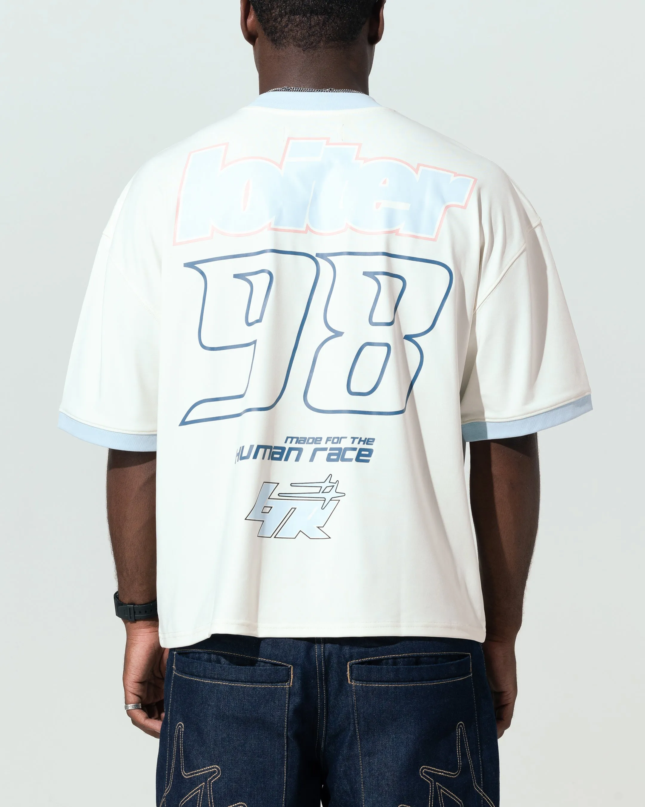 Loiter Tournament Jersey Off White/Blue