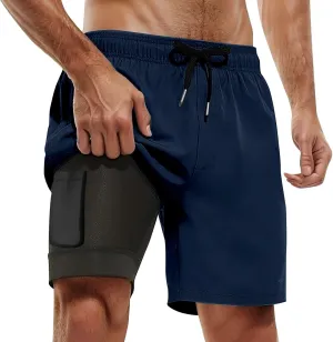 Men Cargo Pants Casual Cotton Stretch Elastic Waistband Pant Soft Comfortable Sweatpant Joggers Baggy Gym