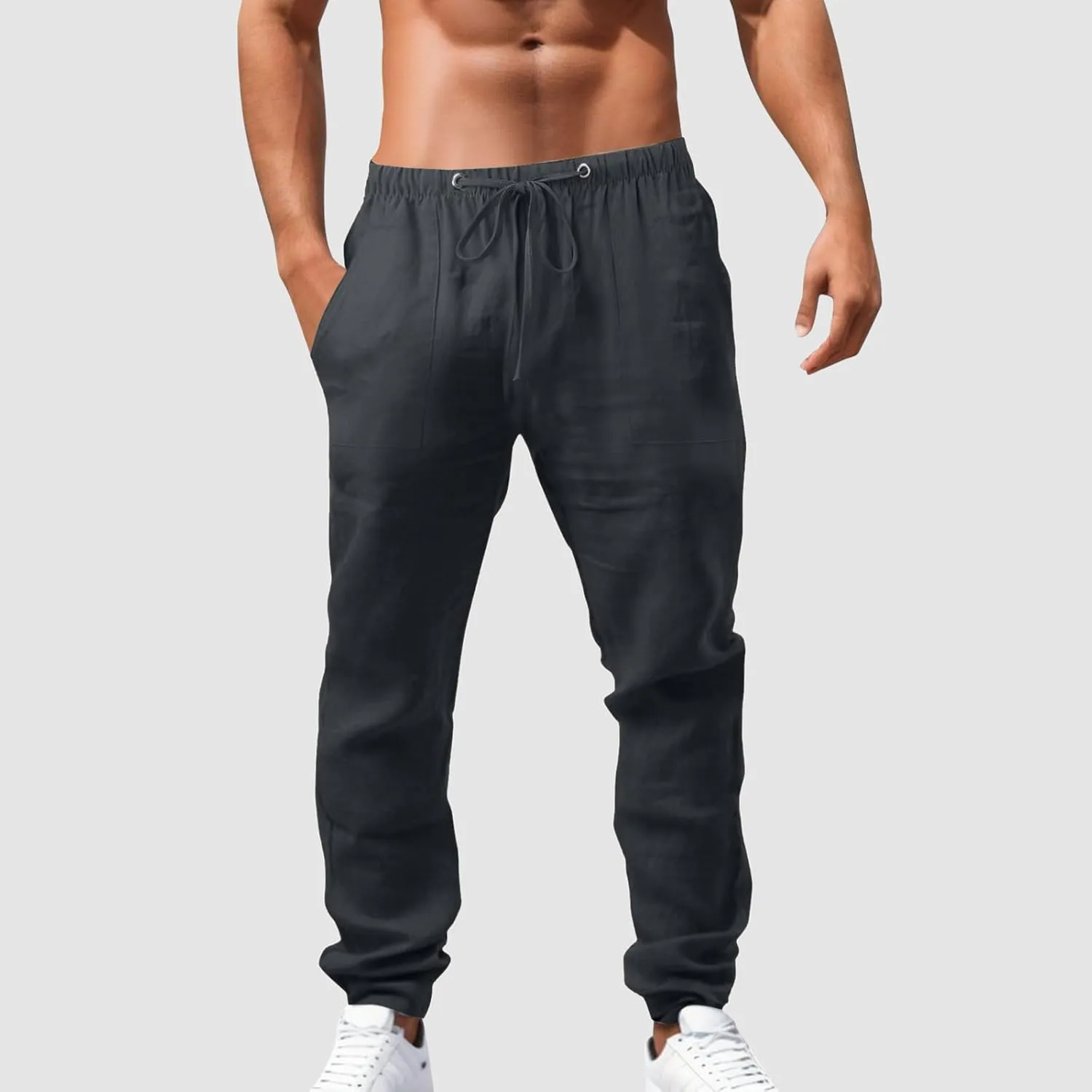 Men Tracksuit Pant Casual Camo Jogger Running Sports Sweatpants Elastic Waistband Cargo Work Pant