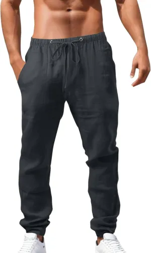Men Tracksuit Pant Casual Camo Jogger Running Sports Sweatpants Elastic Waistband Cargo Work Pant