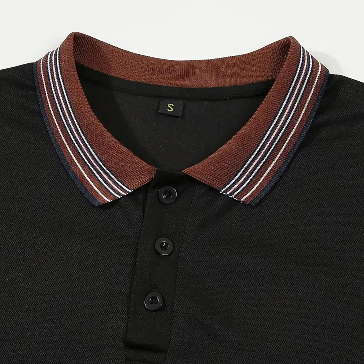Mens Athletic Short Sleeve Polo Shirts 2025 Casual Golf Shirts Buttons Collared Solid T Shirts with Pocket