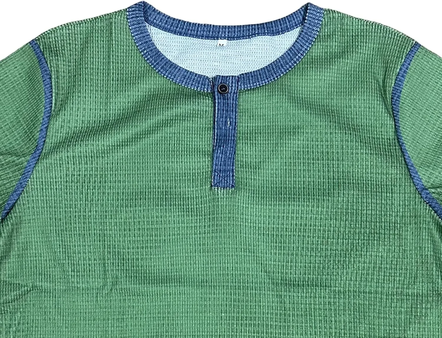 Mens Distressed Henley Shirts Short Sleeve Button Down V Neck T-Shirts Classic Golf Shirt Summer Slim Fit Casual Tops