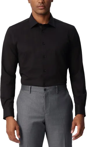 Mens Dress Shirts Slim Fit Wrinkle Free Stretch Non Iron Soft French Cuff Button Down Shirts