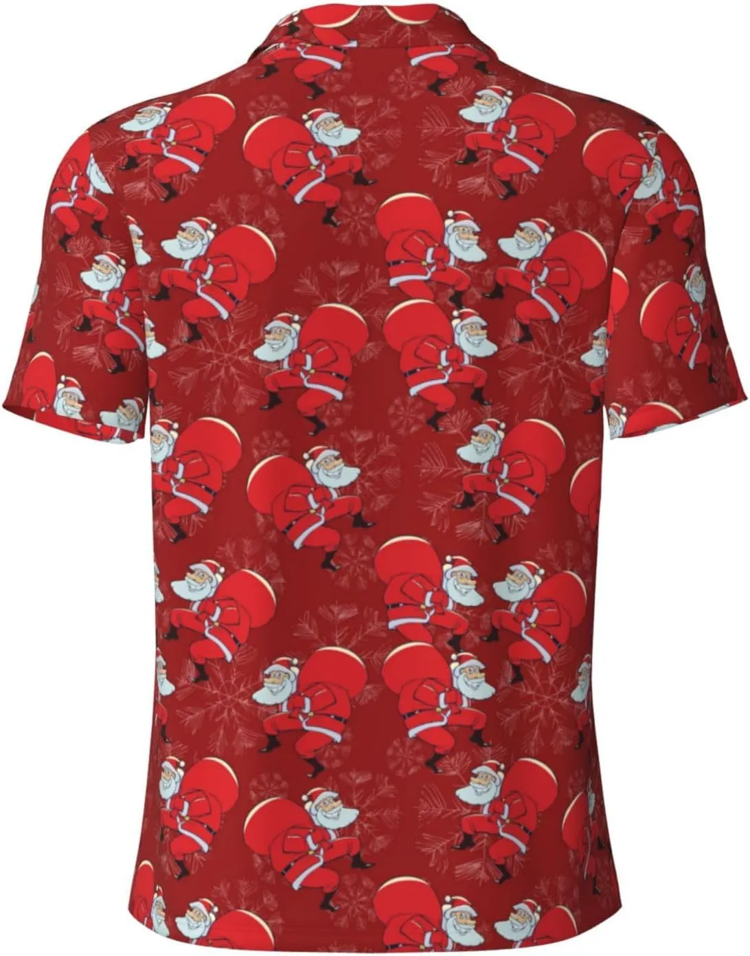 Men's Funny Golf Shirts Hawaiian Golf Polo Shirts Performance Moisture Wicking Quick Dry Athletic Short Sleeve Shirts