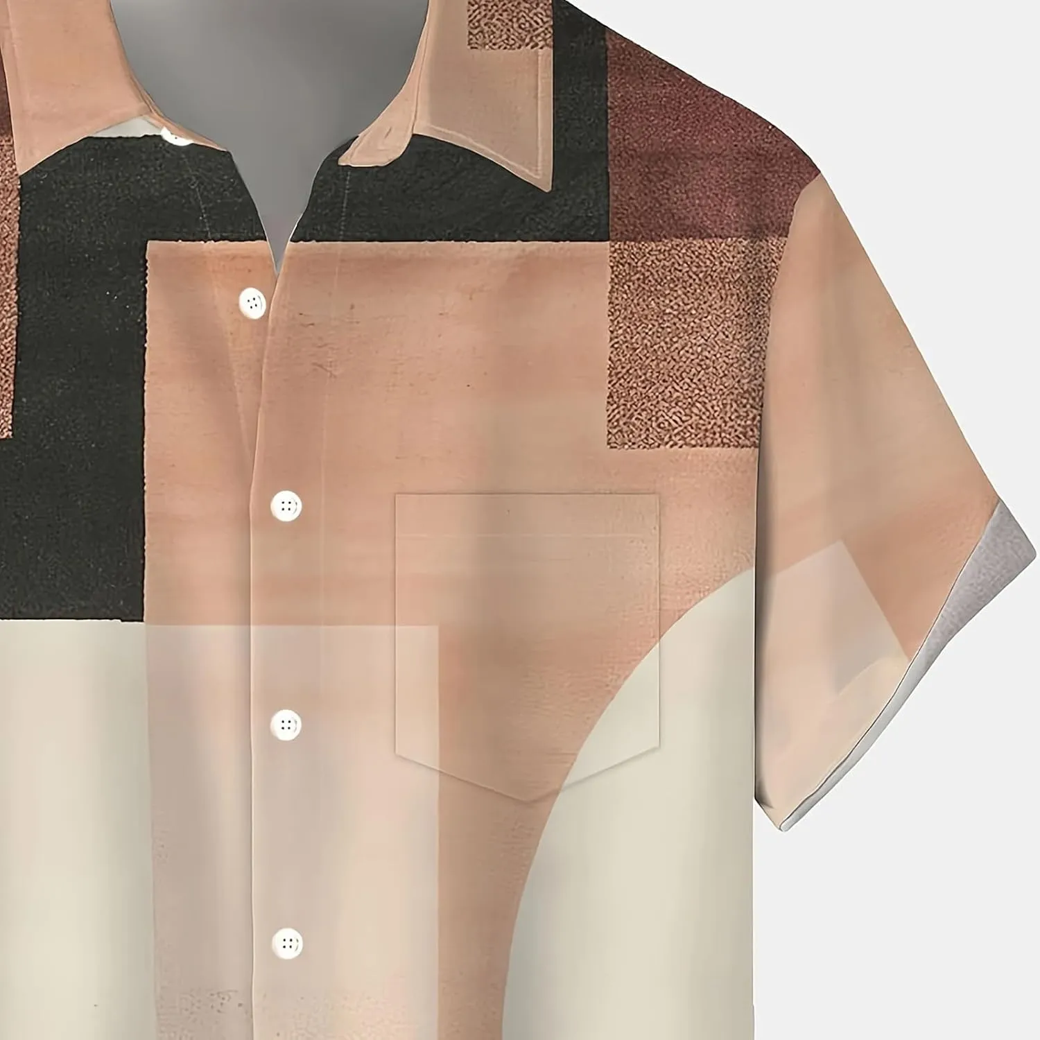 Mens Hawaiian Shirt Beach Button Down Short Sleeve Casual Stylish Big and Tall Floral Summer Tropical Vacation Tops