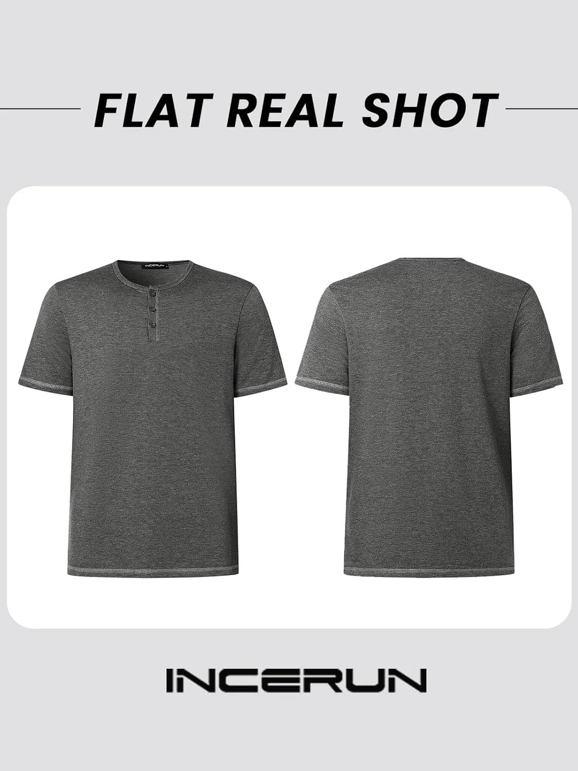 Mens Henley Shirts Short Sleeve Casual V Neck T Shirts Slim Fit Henley Muscle Tshirts Stylish Summer Tee Shirts