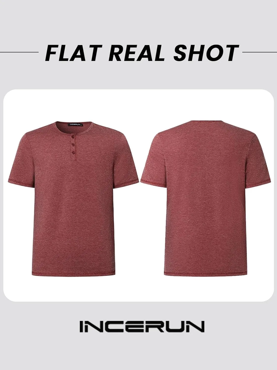 Mens Henley Shirts Short Sleeve Casual V Neck T Shirts Slim Fit Henley Muscle Tshirts Stylish Summer Tee Shirts