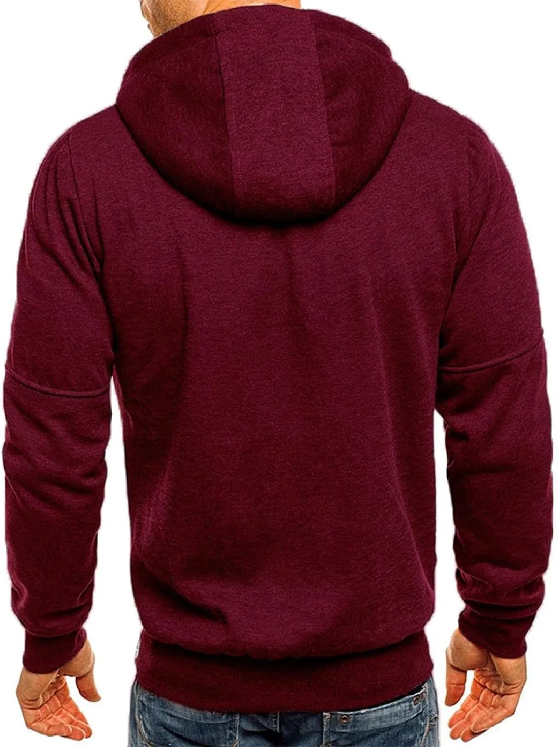 Mens Hoodies,Mens Men's Autumn Slim Casual Plaid Hooded Top Blouse Fashion Sweatshirts Hoodies for Men Fashion Hoodies