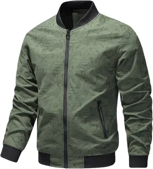 Men's Lightweight Jackets Fashion Wind Breaker Jackets Mens Casual Mens Bomber Jacket Zip Up Jacket for Men
