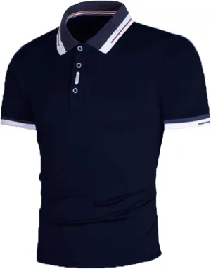 Mens Resort Wear 2025 Muscle V-Neck Athletic Gym Fitness Polo Tees Dry Fit Moisture Wicking Performance Short Sleeve