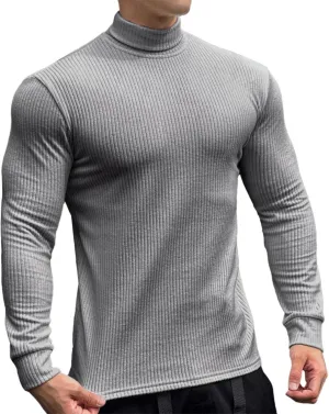 Men's Running Athletic Shirts 1/4 Zip Fleece Pullover Long Sleeve Sweatshirts Lightweight Suitable for Fitness