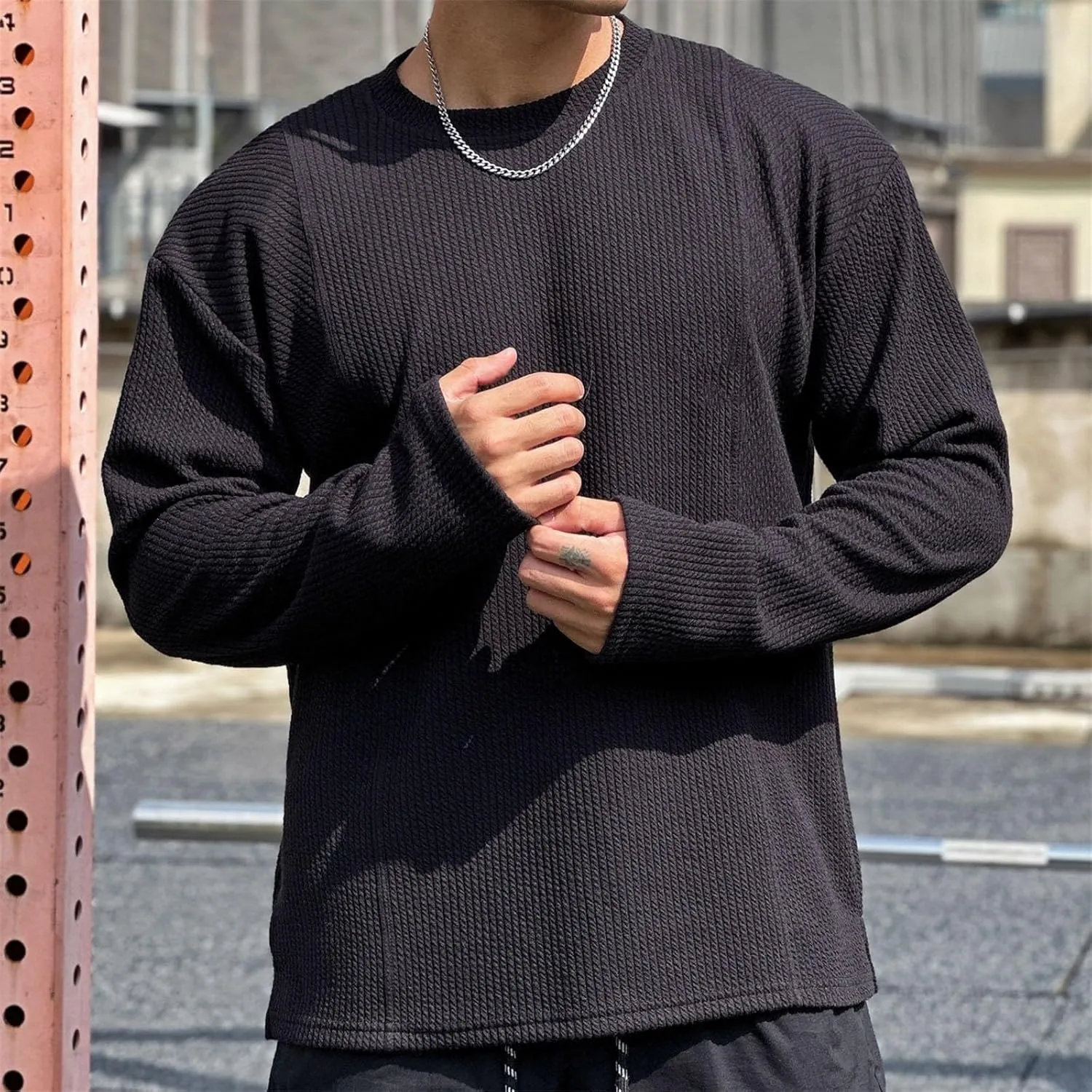 Men's Running Athletic Shirts 1/4 Zip Fleece Pullover Long Sleeve Sweatshirts Lightweight Suitable for Fitness