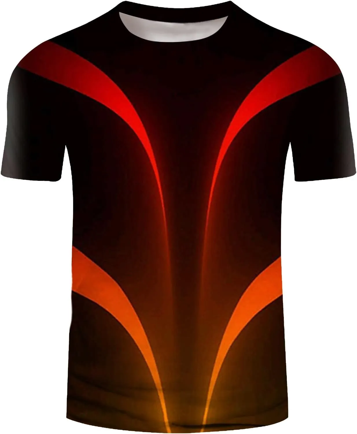 Mens Shirts Casual Stylish T-Shirt Short Sleeve Printed Summer Round Neck Top Sweatshirt Oversized Beach Shirts for Men