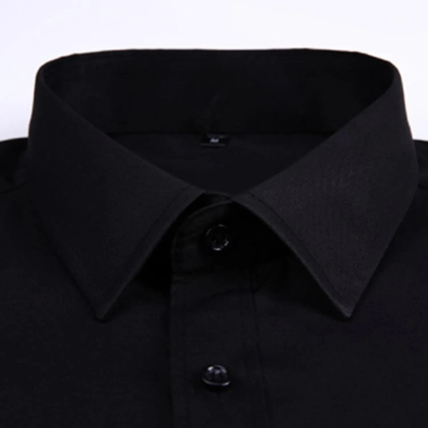 Men's Slim Fit Dress Shirts Solid Color Long Sleeve Stylish Casual Business Button Up Shirts Lightweight Work Blouse