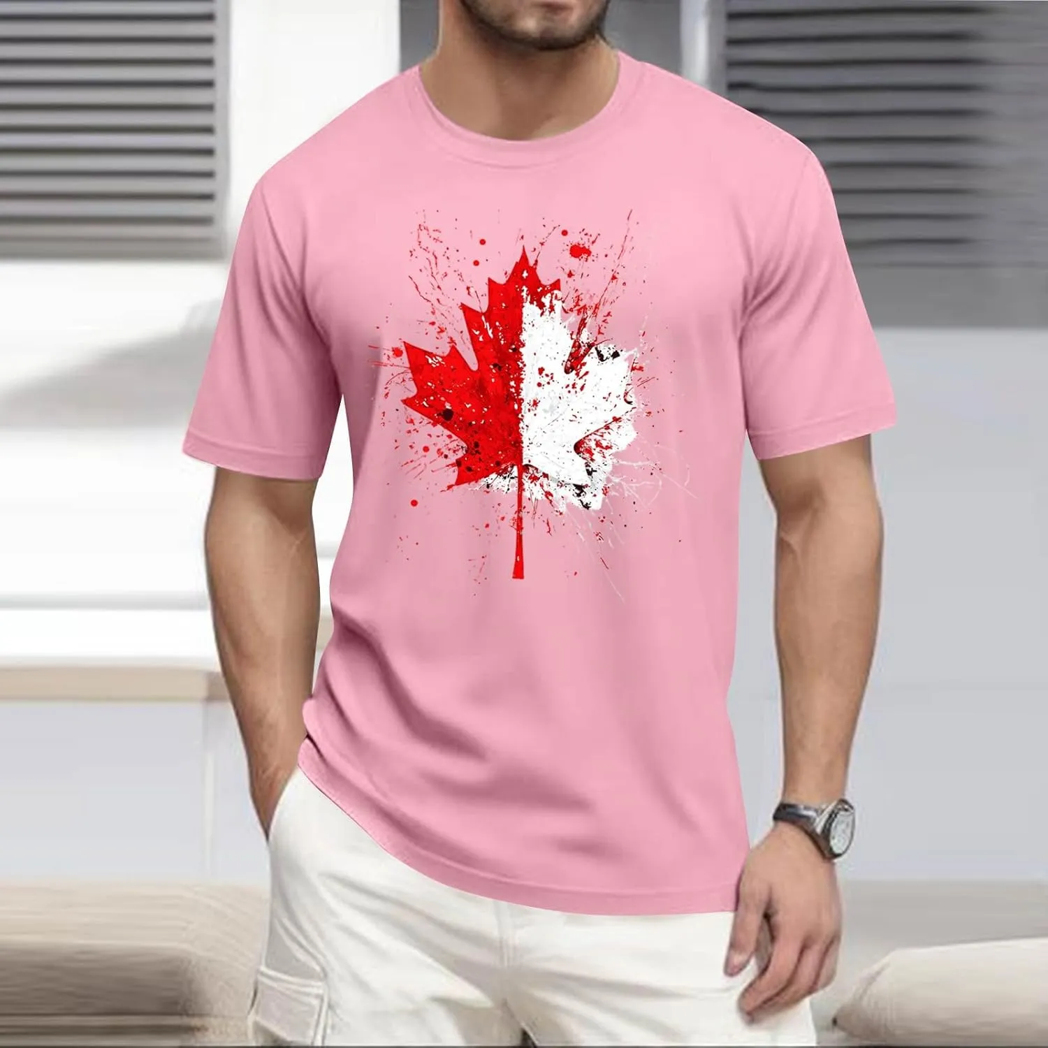 Mens Summer Shirts : Super Soft Premium Fabric Dry Fit Comfortable Daily Tees