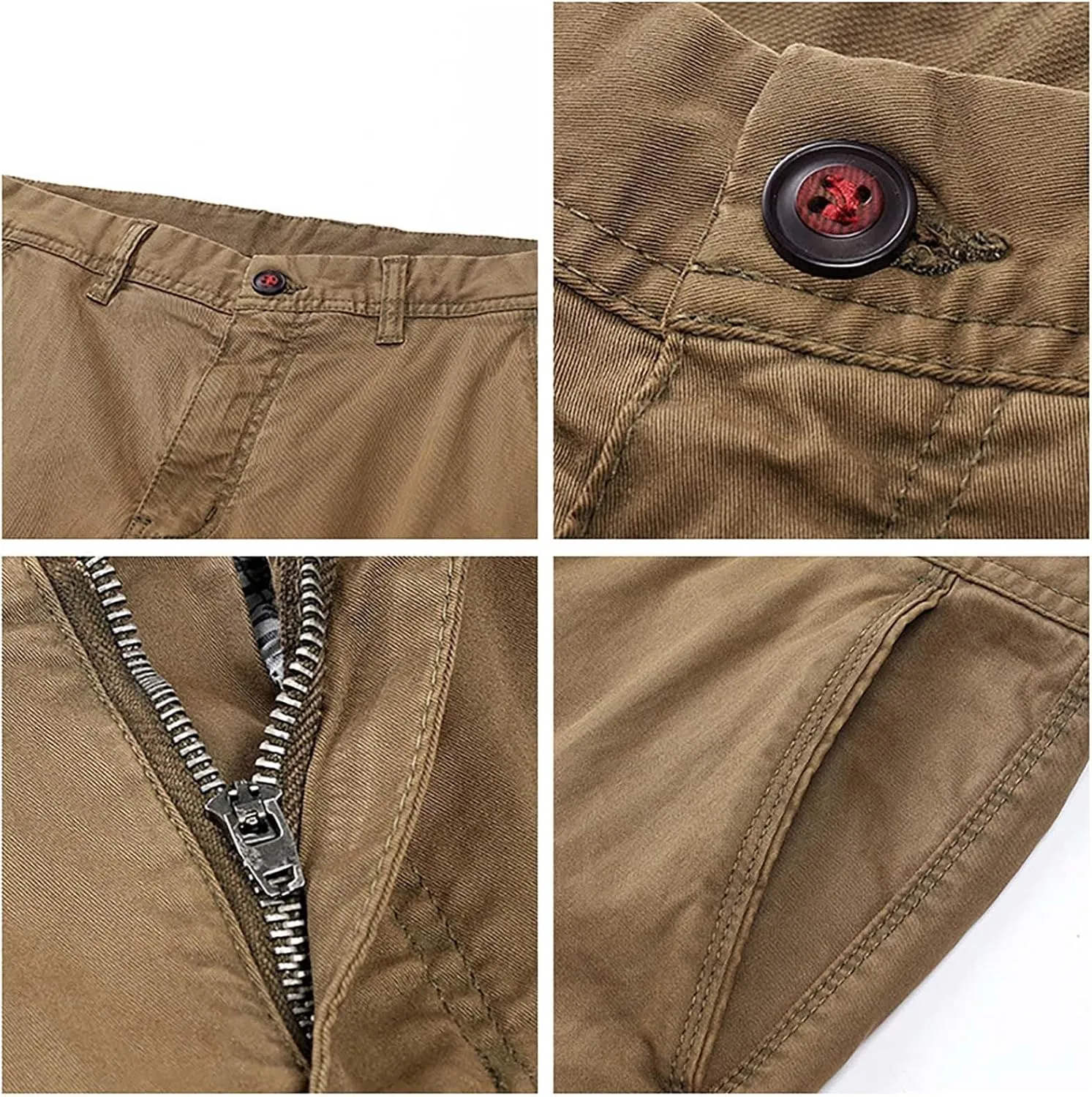 Mens Sweatpants Joggers Elastic Cuff Waterproof Baggy Sweat Pants Classic Work Pants Relaxed Fit Straight Leg Tousers