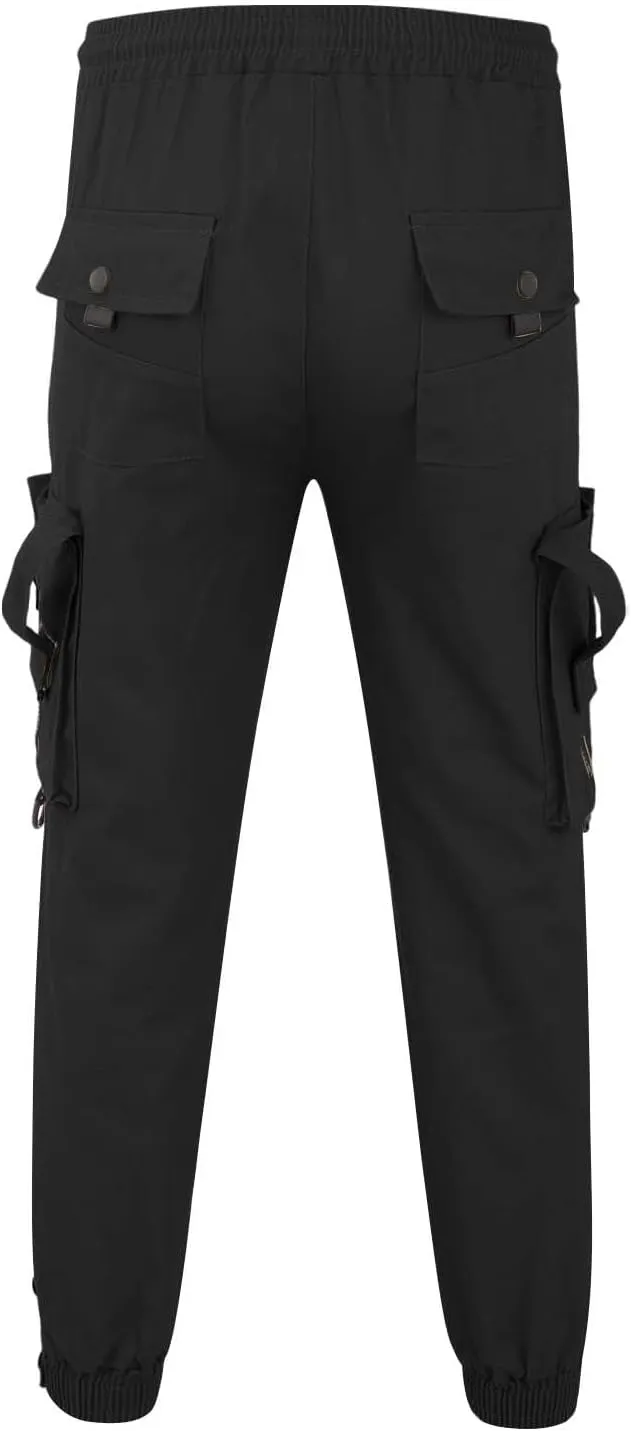 MIDOO Mens Sweatpants Tall Length Casual Joggers Pants Stretch Drawstring Elastic Waist Tapered Leg Sweatpants with Pockets
