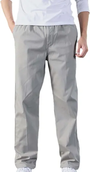 MIDOO Mens Sweatpants with Pockets Casual Loose Straight Sweatpants Outdoor Lightweight Work Hiking Pants Jogger Tousers
