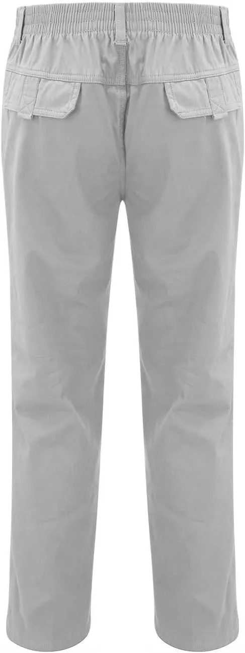 MIDOO Mens Sweatpants with Pockets Casual Loose Straight Sweatpants Outdoor Lightweight Work Hiking Pants Jogger Tousers