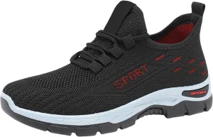 Mmoneyake Women's Walking Shoes Wide Toe Box Shoes Slip On Sneakers Walking Tennis Shoe Lightweight Casual Sneakers for Gym Travel Work Breathable Mesh Walking Sneaker Comfort Sport Athletic Trainer