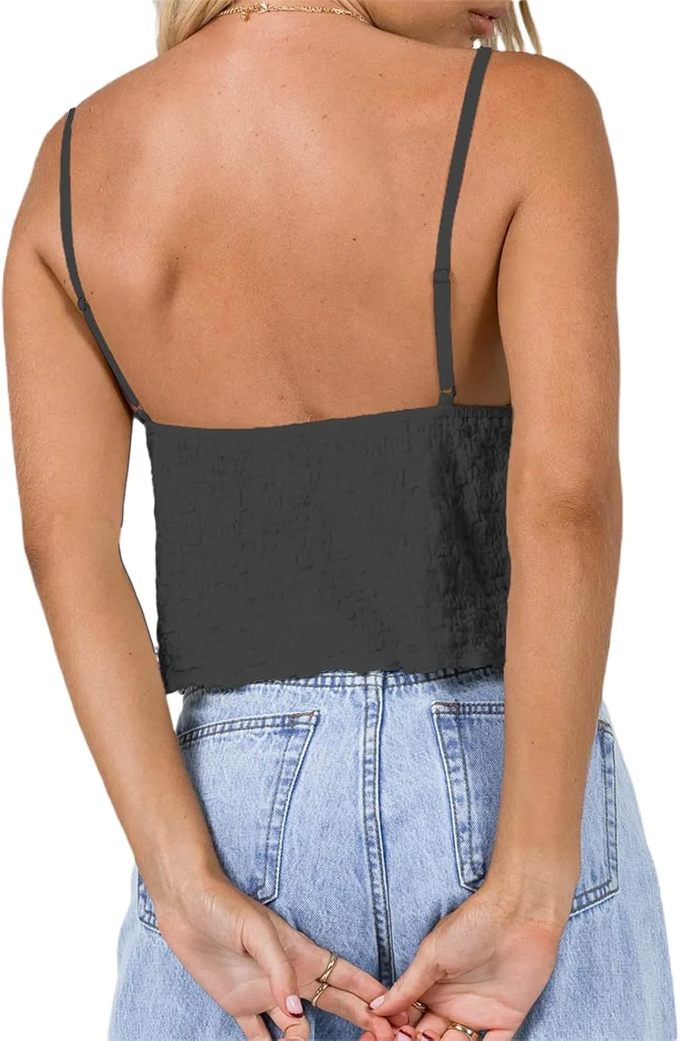 Mxiqqpltky Women Y2K Ruched Camisole Sleeveless Spaghetti Straps V Neck Cami Tops Summer Cute Bow Flowy Tank Tops Streetwear
