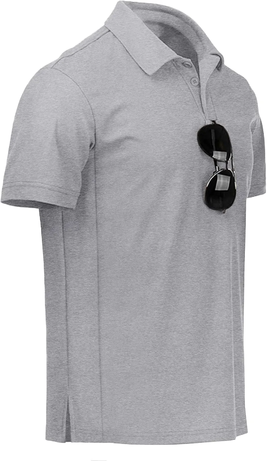 NIASHOT Men's Polo Shirts Tactical Short Sleeve Golf T-Shirt Athletic Collared Summer Shirts