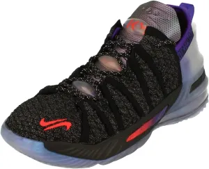 Nike Leborn XVIII NRG GS Basketball Trainers CT4677 Sneakers Shoes (UK 3.5 us 4Y EU 36, Black Bright Crimson 001)