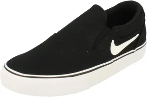 Nike SB Chiron 2 Slip Mens Trainers DM3495 Sneakers Shoes (UK 5.5 US 6 EU 38.5, Black White Black 001)