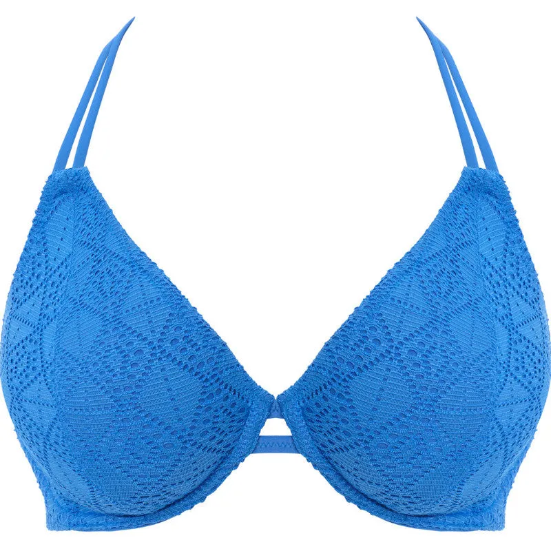 Nomad Nights Halter Bikini Top Atlantic Blue - Freya Swim