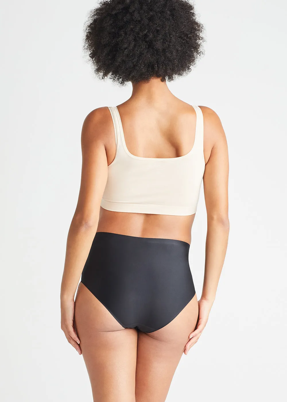 Non-Shaping Bonded Brief with Mesh