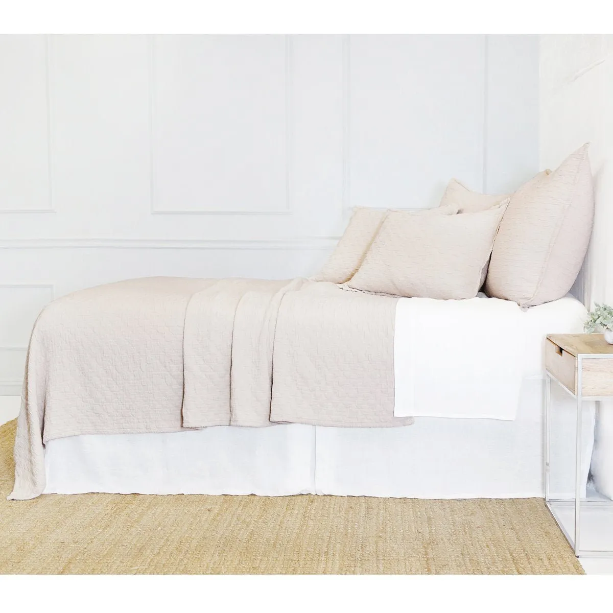 Ojai Blush Coverlet & Shams by Pom Pom at Home
