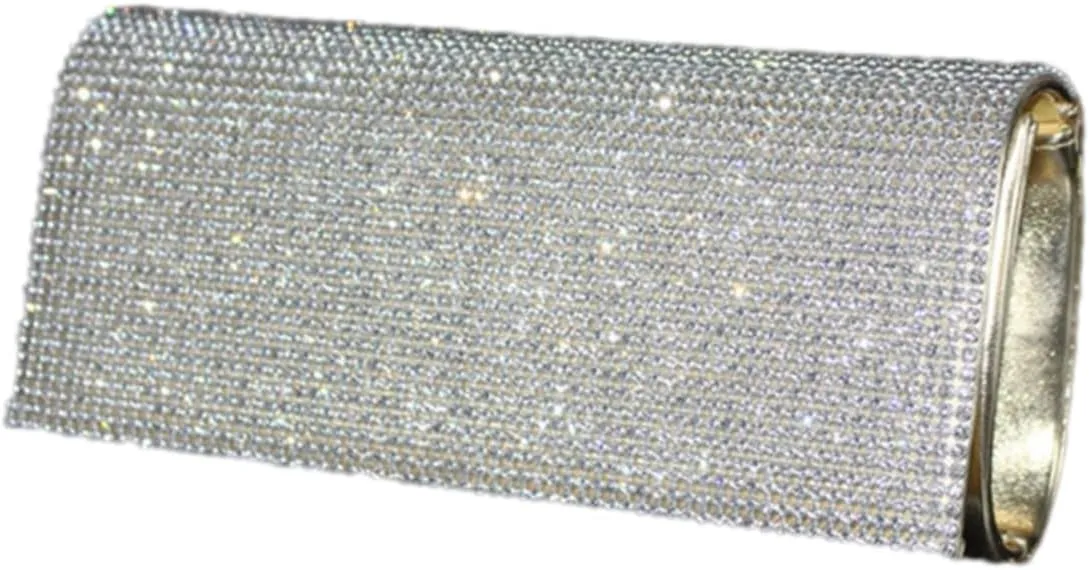 PartyKindom Glamorous Evening Bag Clutch Rhinestones for Women Perfect for Parties