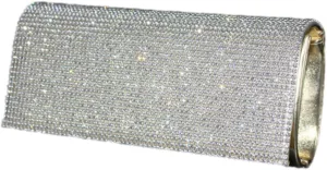 PartyKindom Glamorous Evening Bag Clutch Rhinestones for Women Perfect for Parties