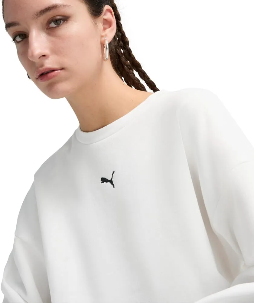 PUMA Women's Essentials Oversized Fleece Sweatshirt