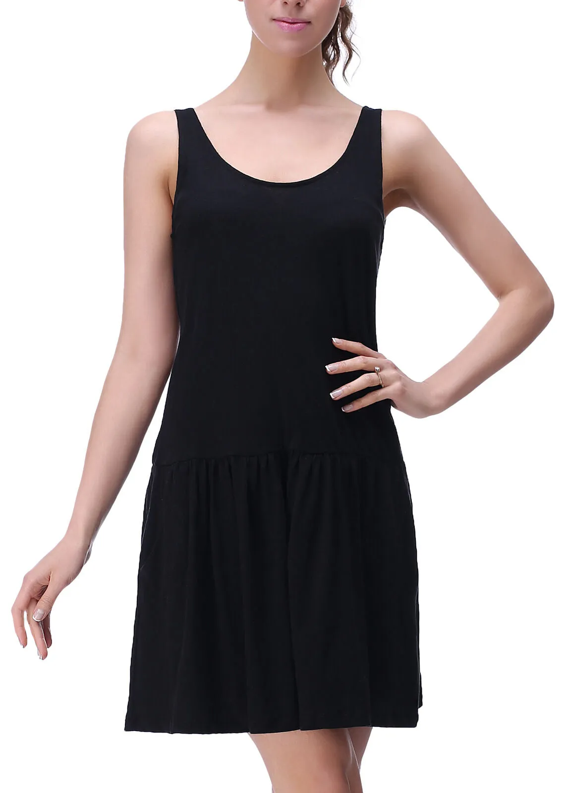 RH Women's Summer Party Beach Tank Backless Sundress Beach Short Top RH2030