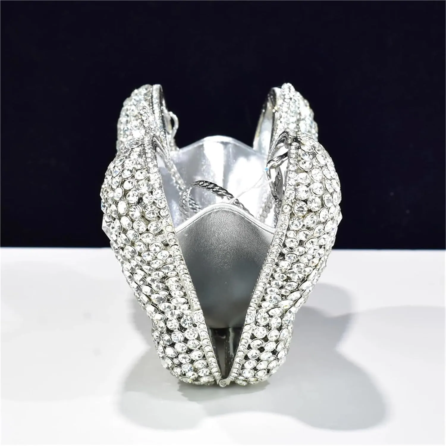 Rhinestone Bags Female Diamonds Cute Handbags Ladies Bridal Party Butterfly Shape Clutches Elegant Banquet Purse Evening Bags