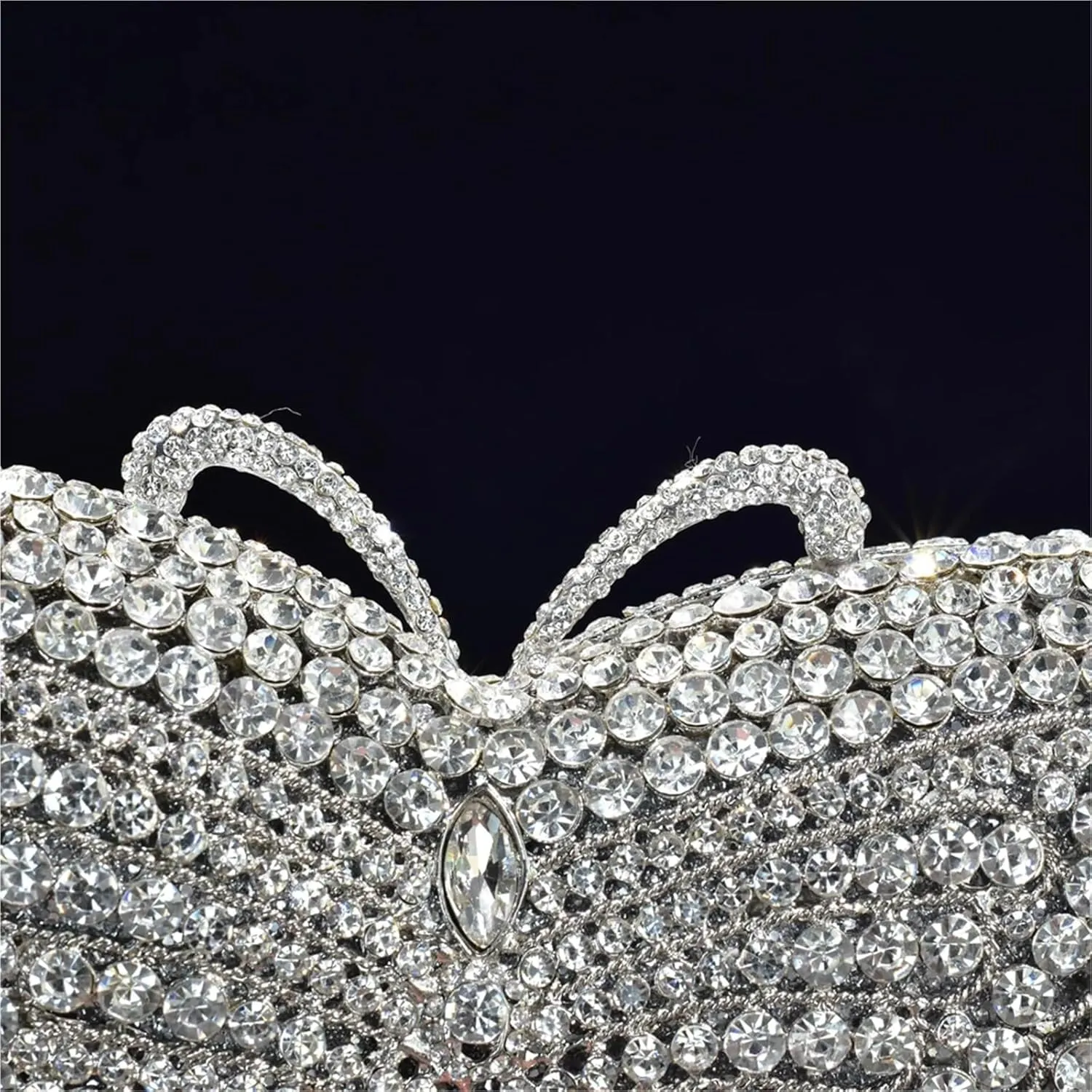 Rhinestone Bags Female Diamonds Cute Handbags Ladies Bridal Party Butterfly Shape Clutches Elegant Banquet Purse Evening Bags