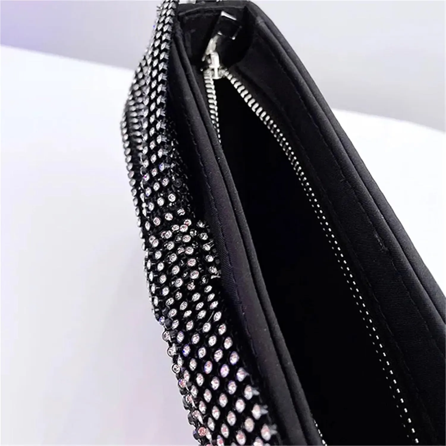 Rhinestone Bags Round Handle Diamond Bow Evening Bag Women Wedding Party Glittering Crystal Clutch Purses and Handbags Wallets